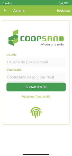 Coopsano Móvil Screen 2