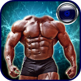 Body Builder Six Pack Man Suit icon