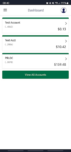 Paper City Savings Business Screen 2