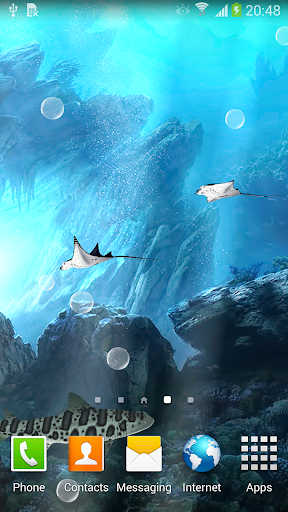 3D Sharks Live Wallpaper Lite Screen 2