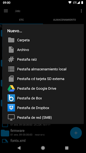 Explorer Captura de Pantalla de la Aplicación Android 3