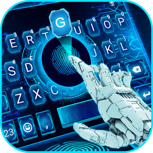 Tech Fingerprint Keyboard Them logo