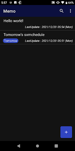 MemoDark - light Notepad app