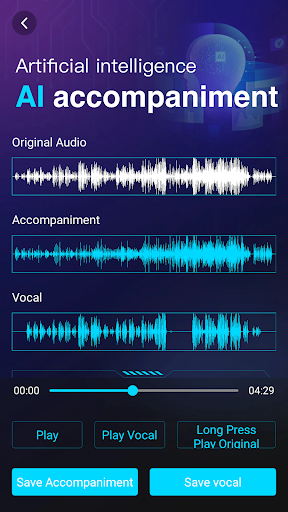 Vocal Remover, Music Separator Screen 2