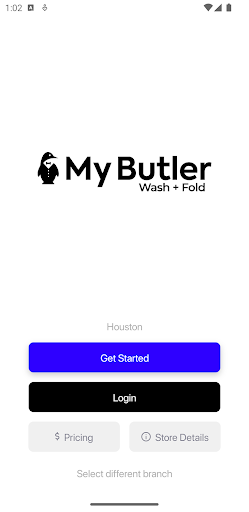 Android application My Butler Wash + Fold screenshort