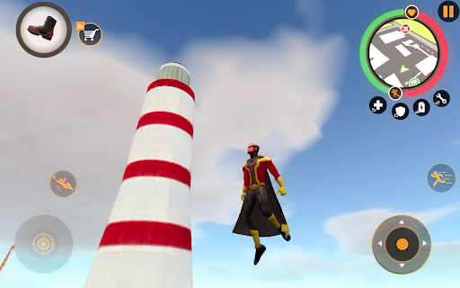 Superhero Spider Rope Gangster Screen 2