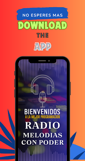 Android application RADIO MELODIAS CON PODER screenshort