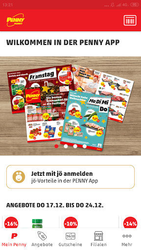 Android application PENNY Österreich screenshort