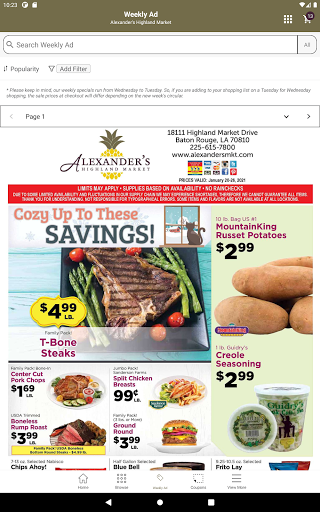 Alexanders Market Screen 3