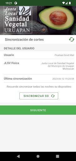 AgroTrace JLSV Personal UPN Screen 3