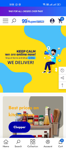 Android application 99 Rupee Store screenshort