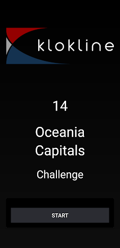 14 Oceania Capitals Challenge - Screenshot 1