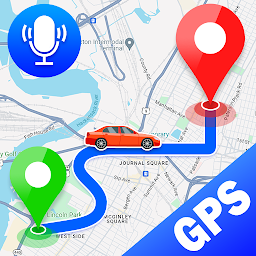 Imagen de ícono de Navegación por voz: GPS Maps