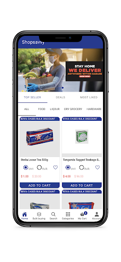 Android application SavvyShopping screenshort
