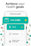 screenshot of Running for weight loss app
