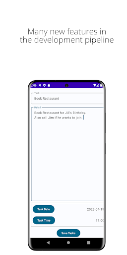 Tasks - Plan and Organize Screen 2