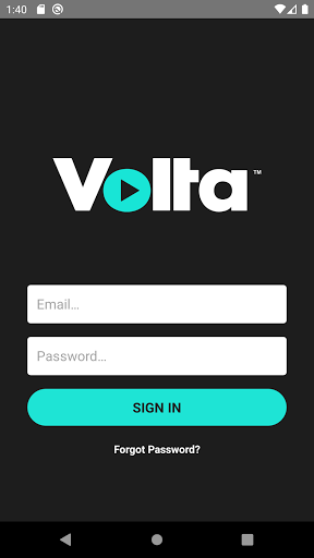 Android application Volta screenshort