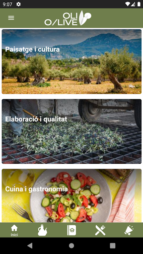 Android application Oli Olive screenshort