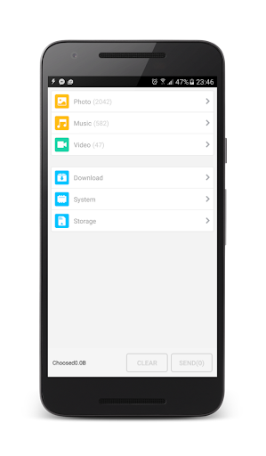 Easy NFC transfer & share Screen 2