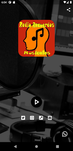 Android application Radio Recuerdos Musicales screenshort