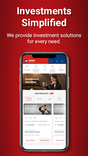 Android application Kotak Mutual Fund screenshort