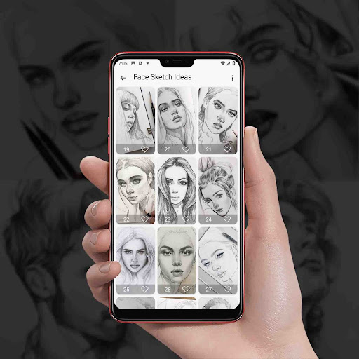 Face Sketch Ideas screenshot 3