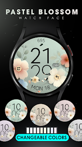 Pastel Blossom Watch Face