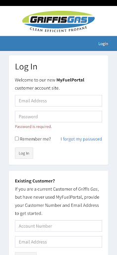 Android application Griffis Gas screenshort