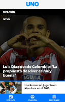 screenshot of Diario Uno