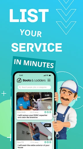 Boots & Ladders Handyman Jobs Screen 3
