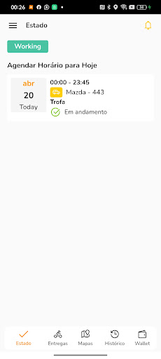Android application Estafetas HOUSE BRiNG screenshort