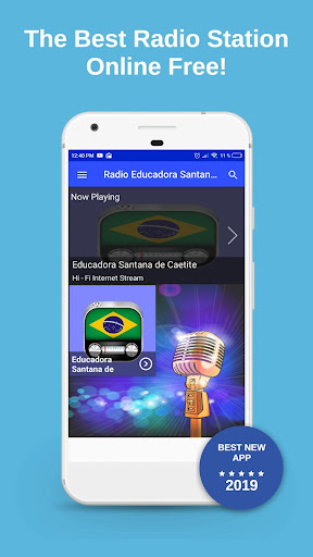 Android application Radio educadora santana de cae screenshort