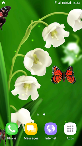 Android application Lily of The Valley Wallpaper screenshort