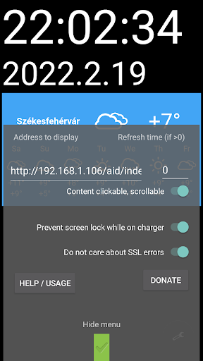 Android as Information Display Screen 2