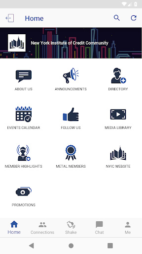 New York Institute of Credit Screen 3