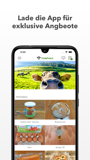 Android application FridaFrisch screenshort