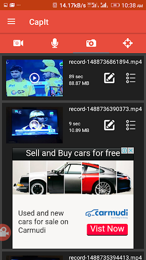 CapIt - Recorder Screen 3