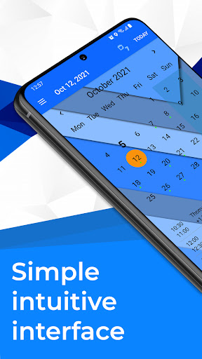 Android application Calendar Clients: CRM screenshort