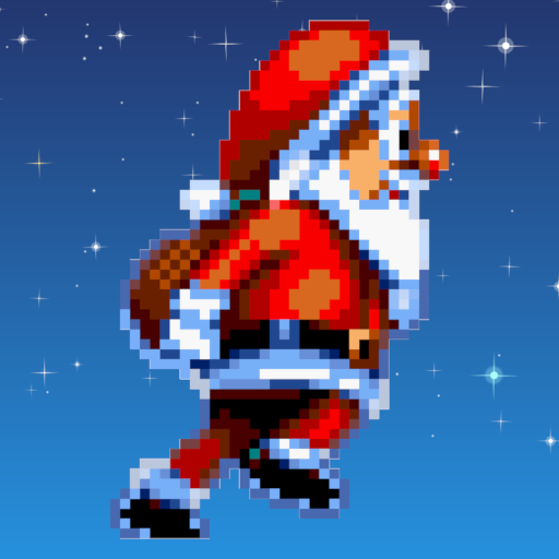 Santa on the run logo