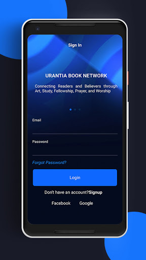 Urantia Book Network Screen 3