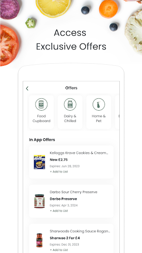 Budgens Scan, Pay, Save Screen 3
