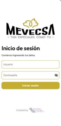 Android application Mevecsa Cobros screenshort