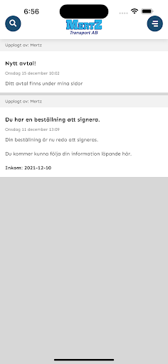 Android application Mertz screenshort