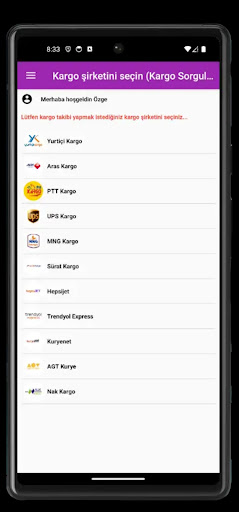 Kargo Takip | Yurtiçi,Aras,PTT Screen 3