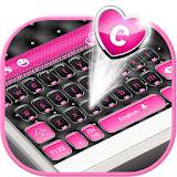 Pink Heart Elegant Keyboard icon