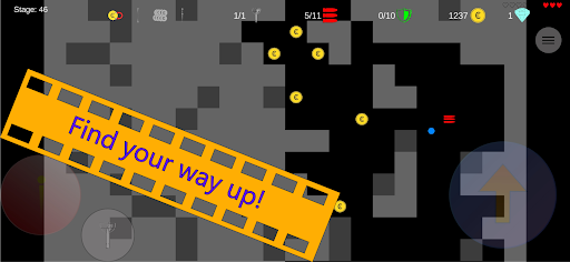 Skychaser2D - Block Maze Game Screen 2