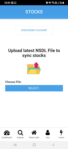 INVESTMYFUNDS Screen 2