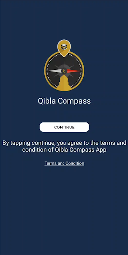 Android application Accurate Qibla Direction screenshort