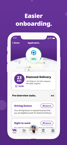 Wise. Mobile App Screen 2