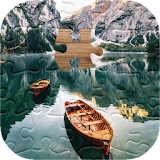 Nature and landscape jigsaw puzzles icon